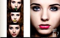 MakeUp: Griphée, Photo: Emel Bayram, Hair: Paul Gartland, Anna Nikolaeva@StudioKlrp, Retouch: Murat Tatlidil, "WasabiFashionKult" Miami, the SinfulIssue ("Got Sin") été 2009 Vol 1
en.calameo.com/read/00004916912a336a59637
www.wasabifashionkult.com