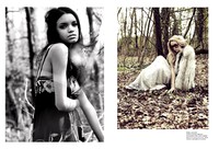 Chocolate Magazine Mars-Avril2008 Edito Ballade Champêtre
Photographe: Emel Bayram
Make-up: Griphée, Cathelyne Viriot / Hair: Paul Gartland / Styliste: Stéphanie Vaillant
Models: Anaïs(métisse)&Kristina(blond)@Mademoiselle
Retouches: Williams B