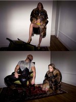 Photographe: Gabriel Moginot 
Styliste: Luciano Neves (Conde Nast) 
Modèles: François Sagat et Jolanta@Mademoiselle 
Make-up: Griphée / Hair: Hélène Bidard